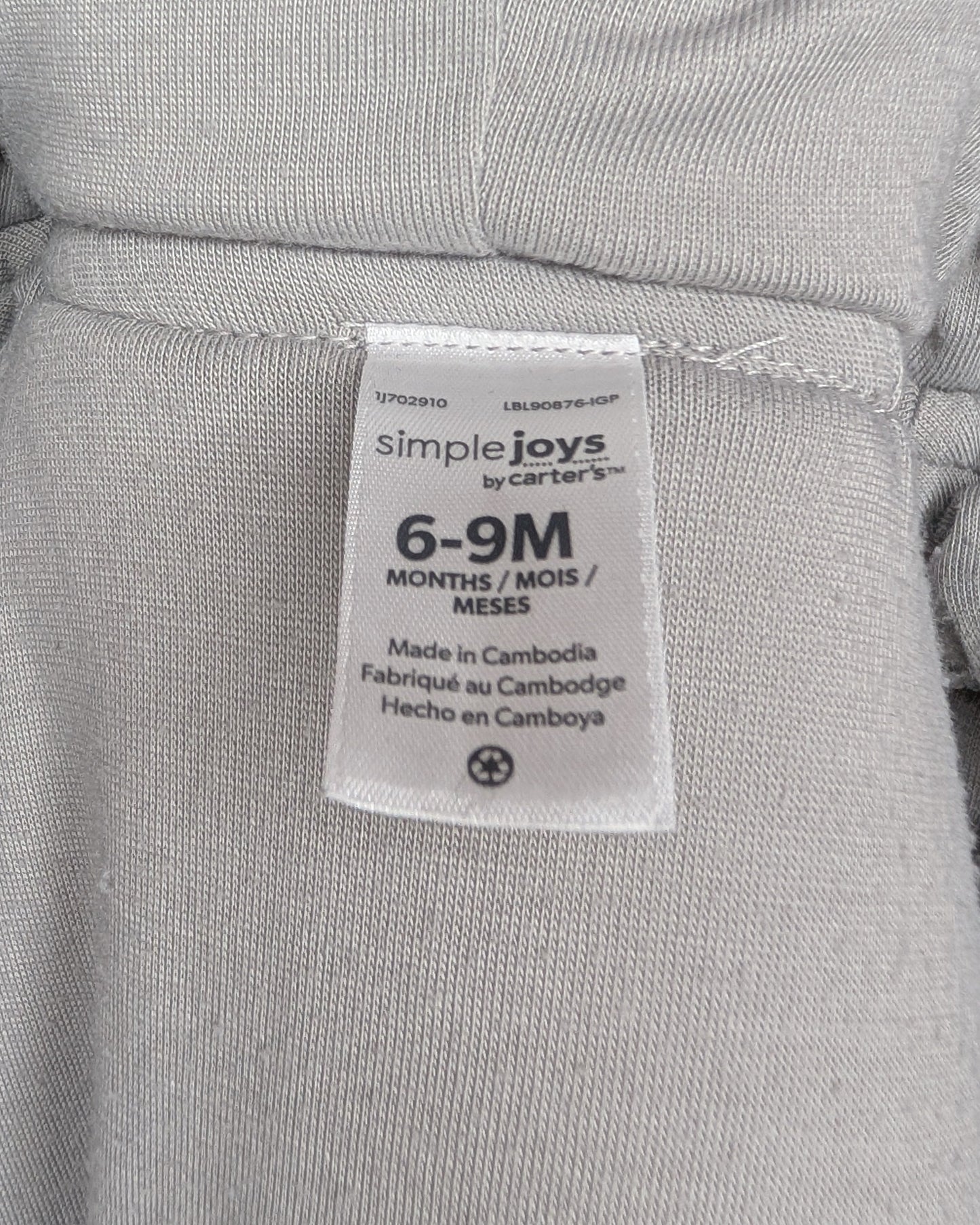 Carter’s Safari Fleece Bunting Suit – 6–9M