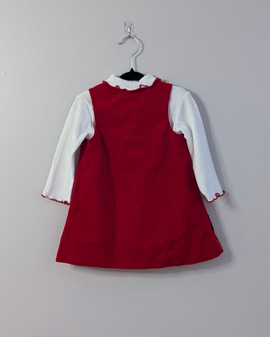 Vintage Good Lad Christmas Dress Set – 12M