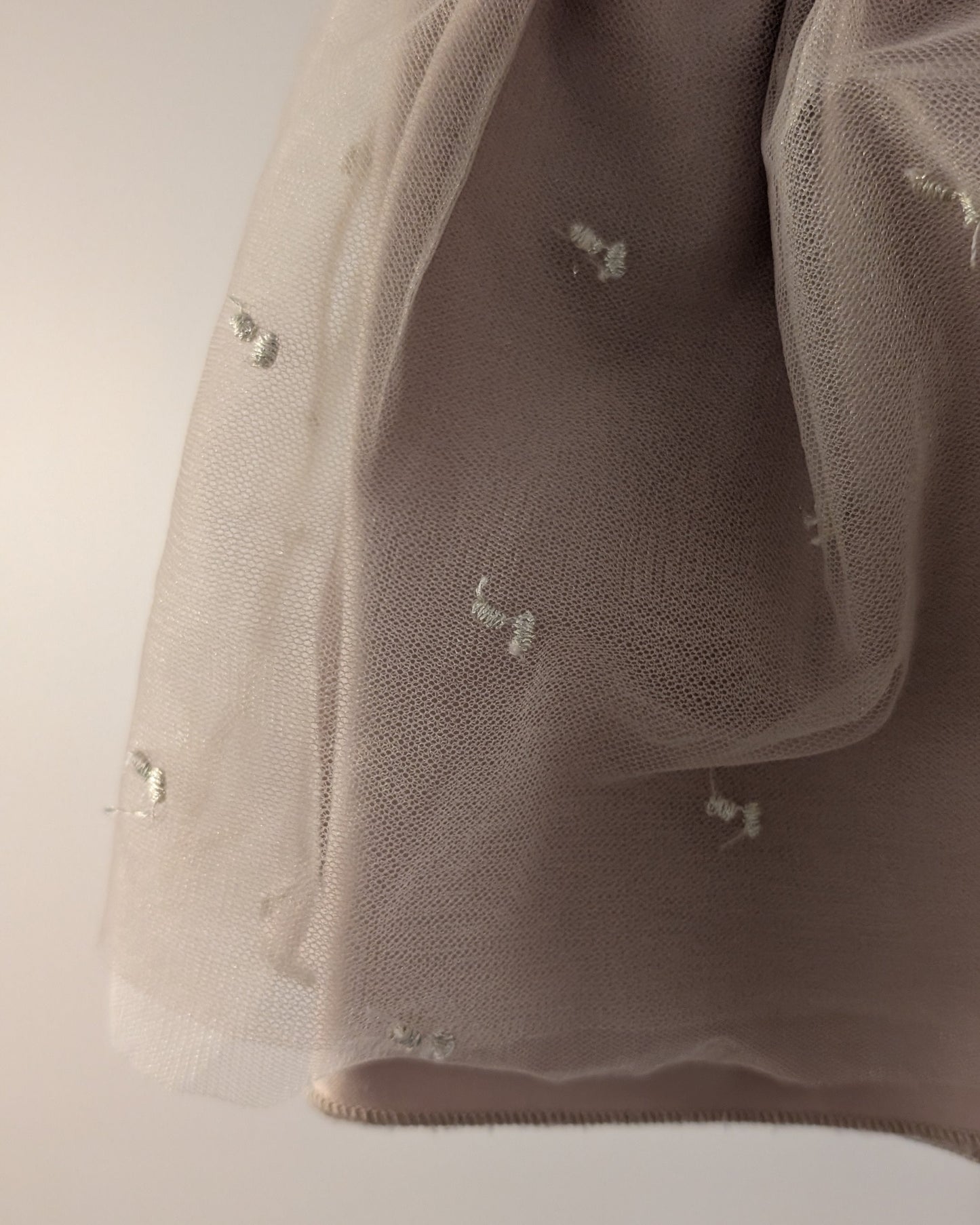 Zara Embroidered Tulle Skirt – 2–3Y