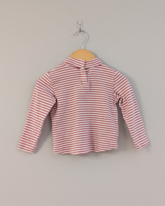 Zara Striped Turtleneck Top - 12-18M