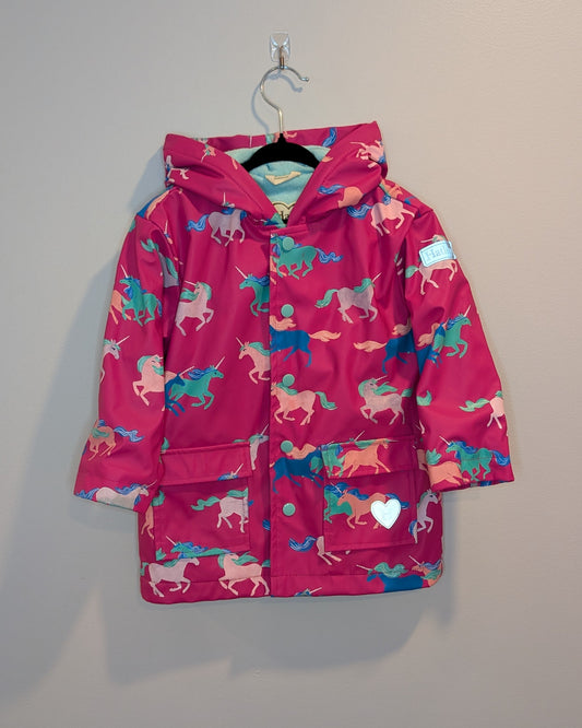 Hatley Colour-Changing Unicorn Raincoat – 3T