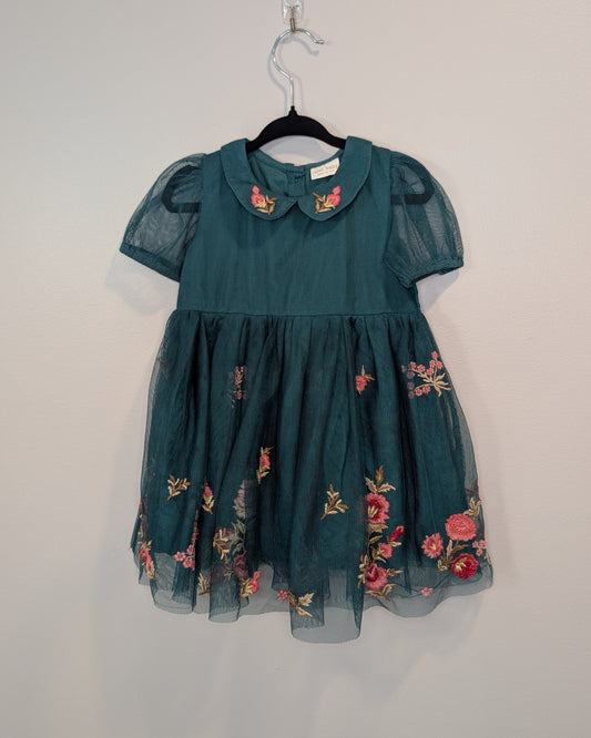 Next Baby Embroidered Tulle Dress – 12–18M