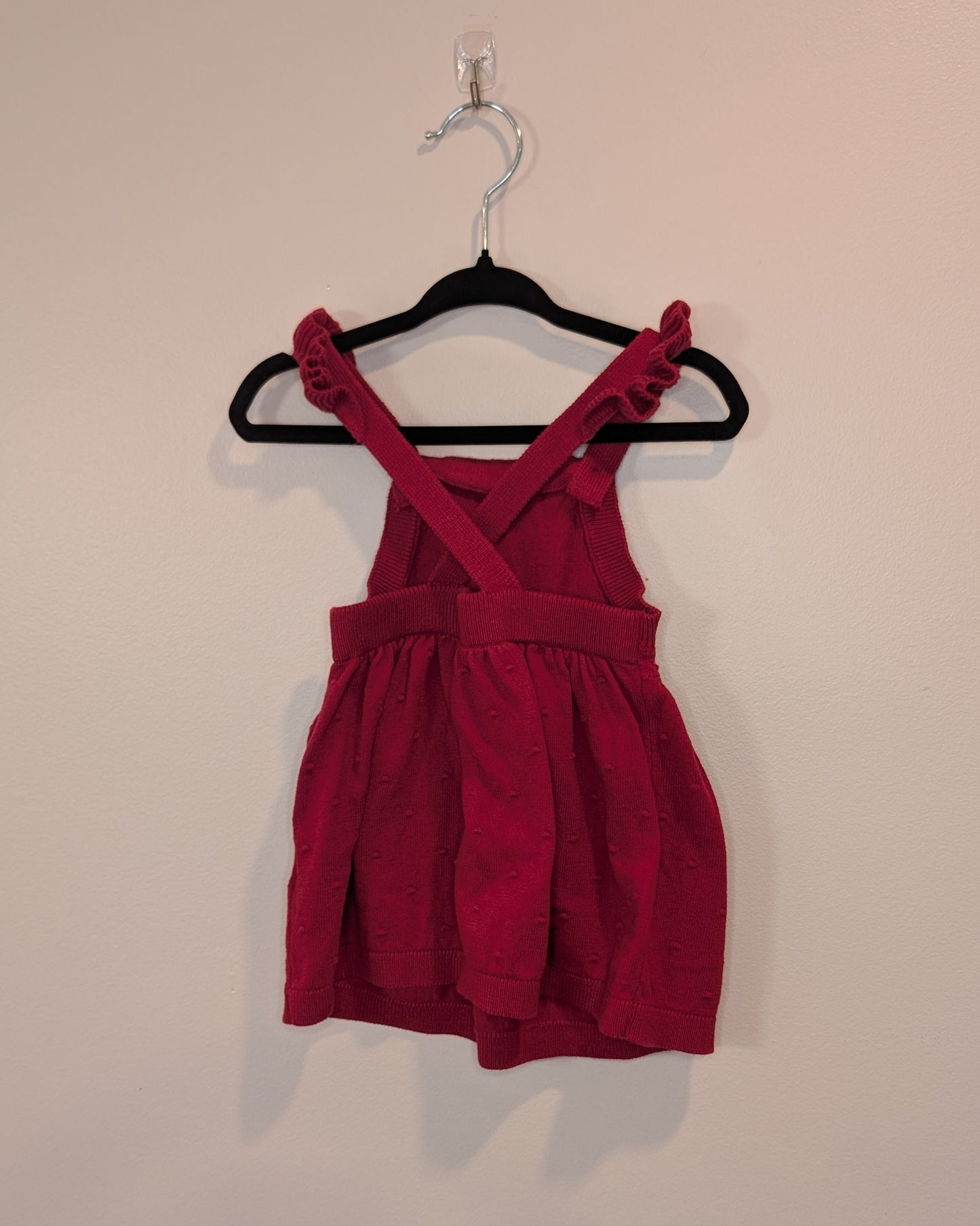 Carter’s Ruffle-Strap Overall Dress – 3–6M