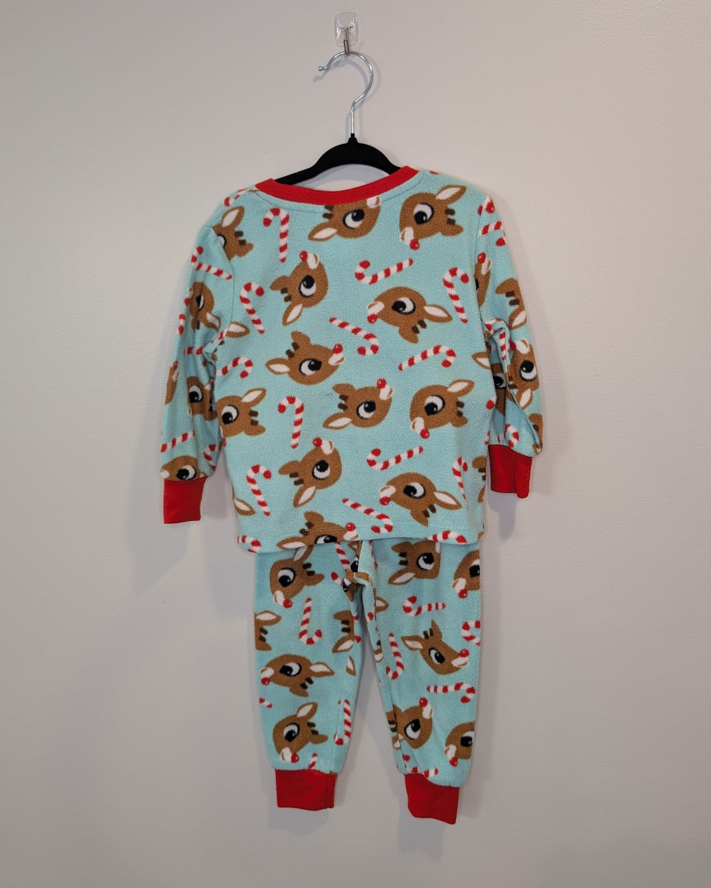 Rudolph Fleece Holiday Pajama Set – 2T