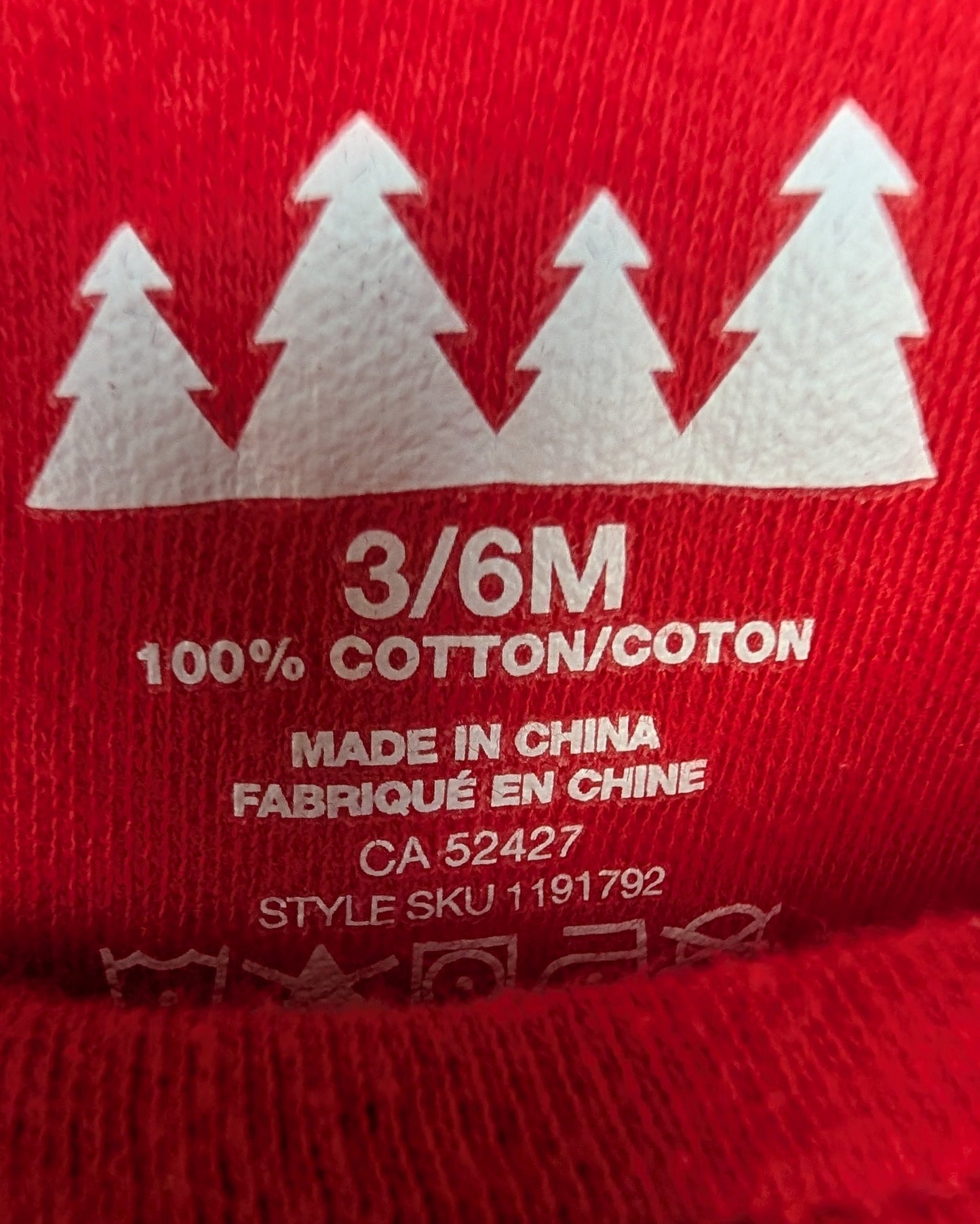 Christmas Bodysuit - 3-6M (FWP Eligible)