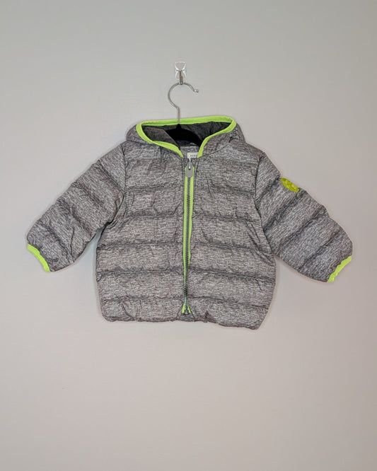 GAP Baby Puffer Jacket with Bear Ears – 6–12M