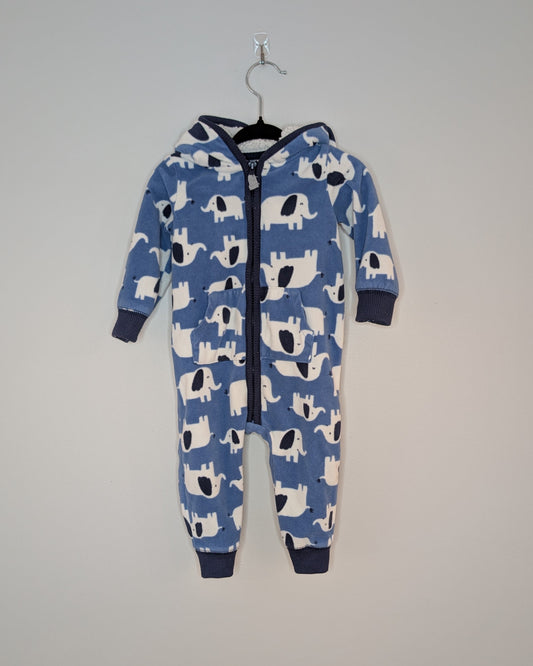 Carter’s Fleece Elephant Bunting Suit – 6–9M (FWP Eligible)