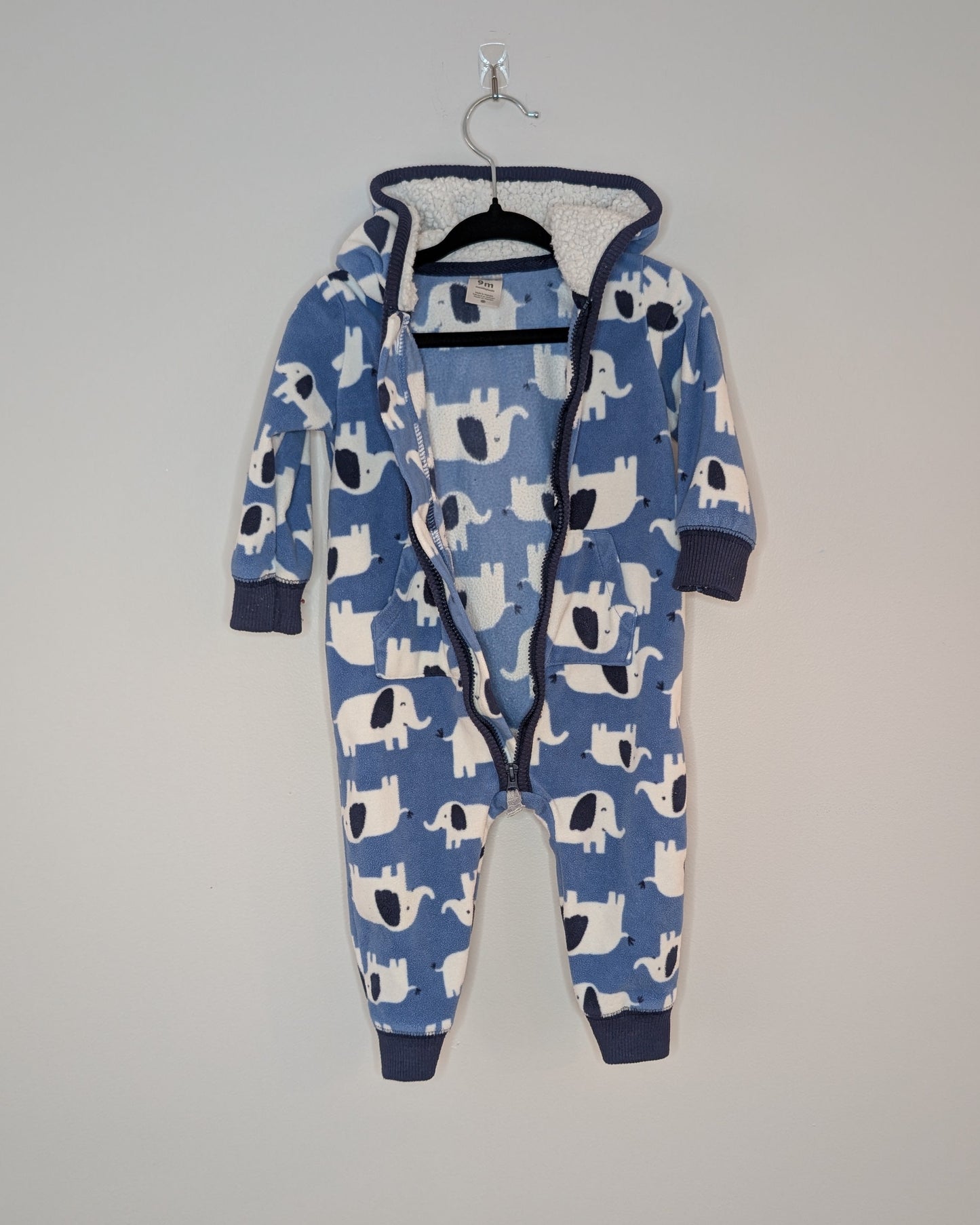 Carter’s Fleece Elephant Bunting Suit – 6–9M (FWP Eligible)