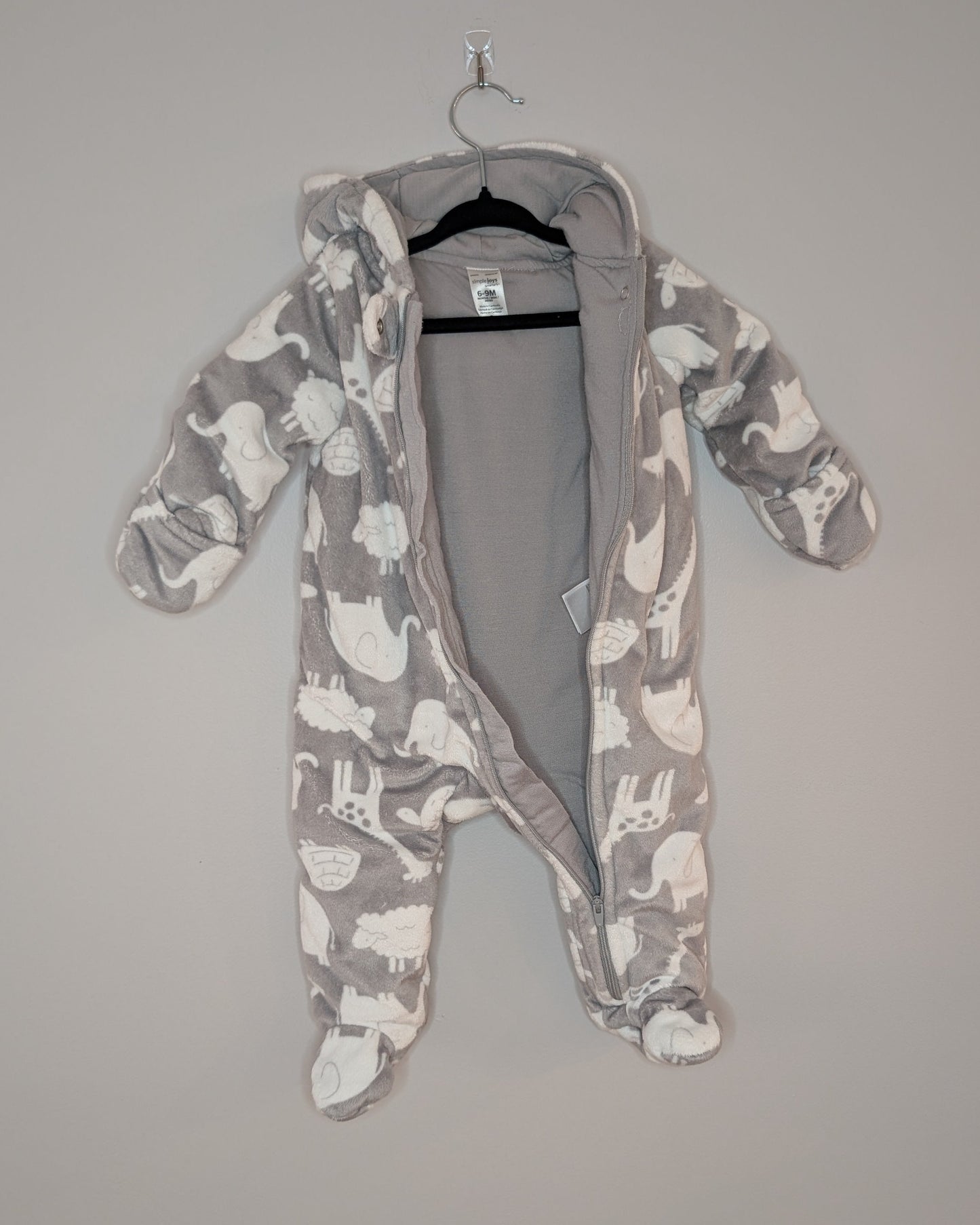 Carter’s Safari Fleece Bunting Suit – 6–9M