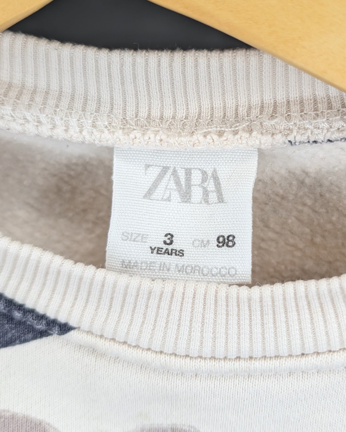 Zara Cream Heart Outfit Set – 3T