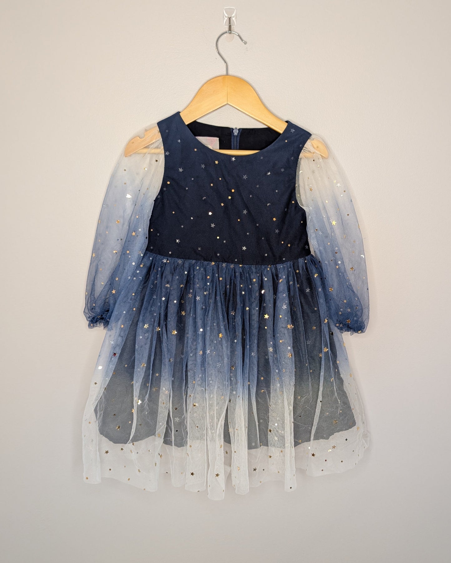Ombre Tulle Moon & Stars Dress – 2T
