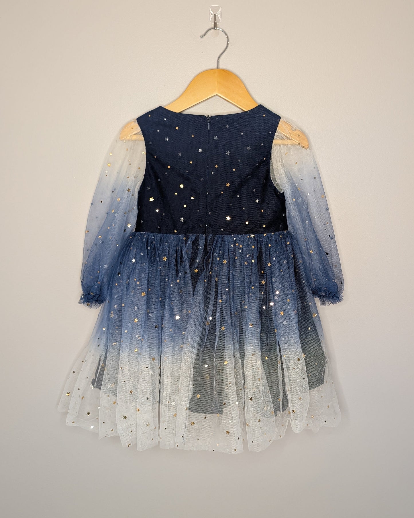 Ombre Tulle Moon & Stars Dress – 2T