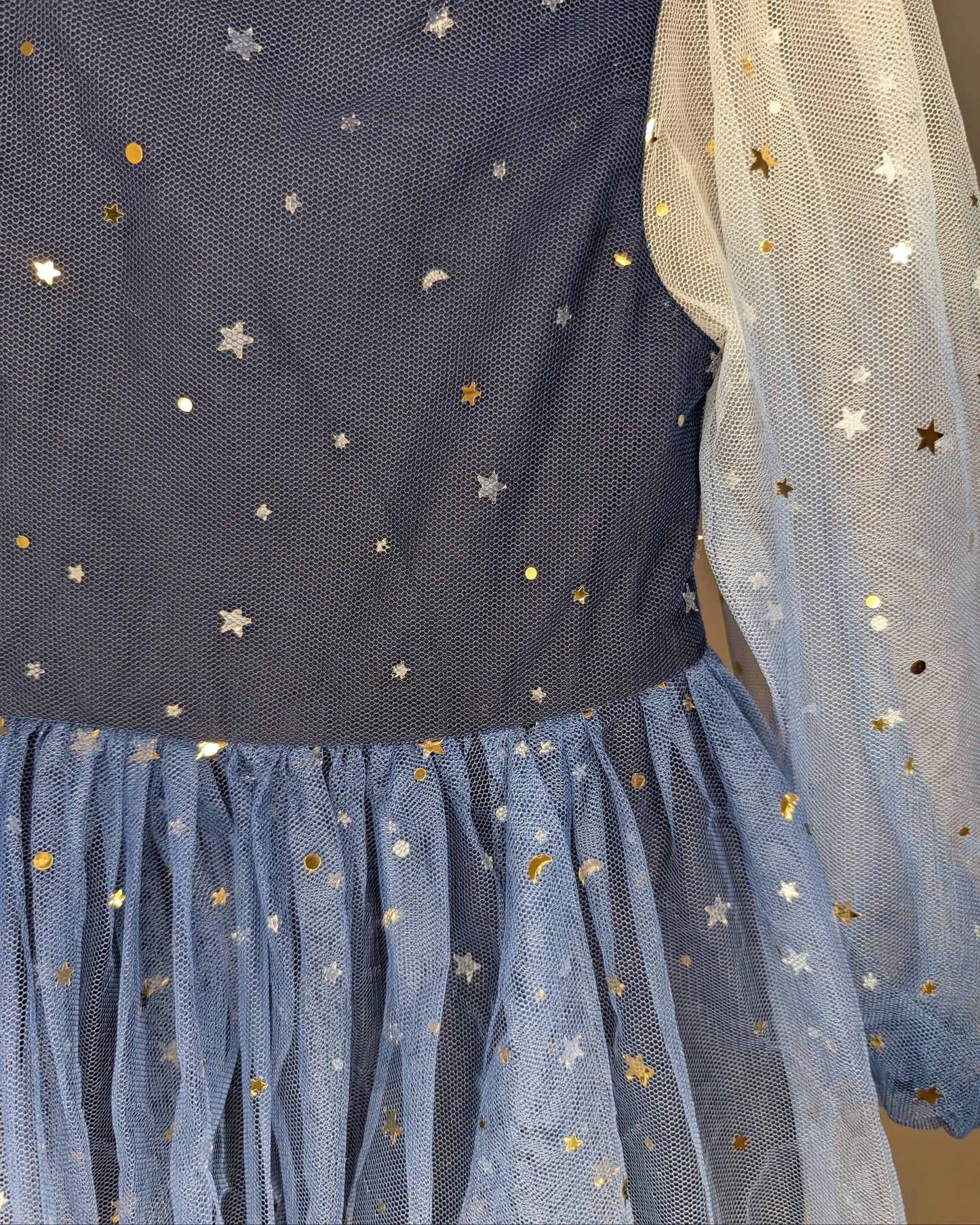 Ombre Tulle Moon & Stars Dress – 2T
