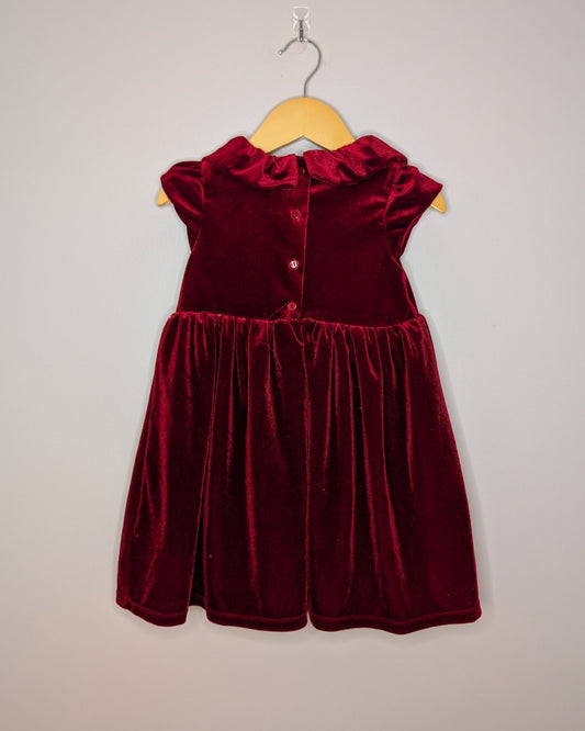 H&M Red Velvet Holiday Dress – 2T