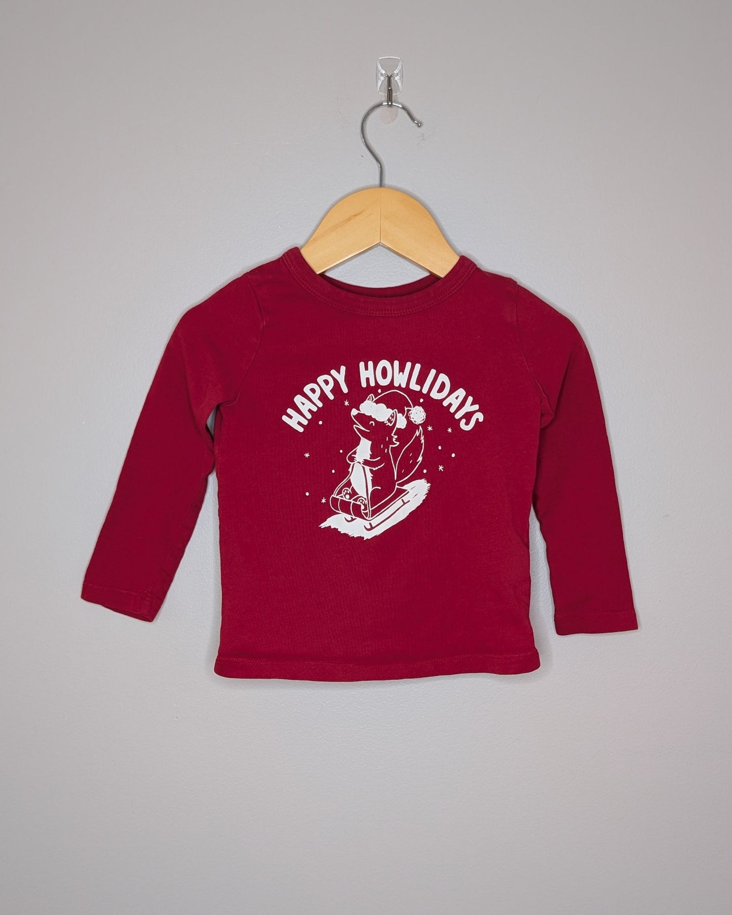 Joe Fresh “Happy Howlidays” Holiday Long Sleeve – 18–24M