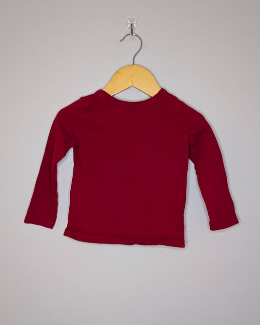 Joe Fresh “Happy Howlidays” Holiday Long Sleeve – 18–24M