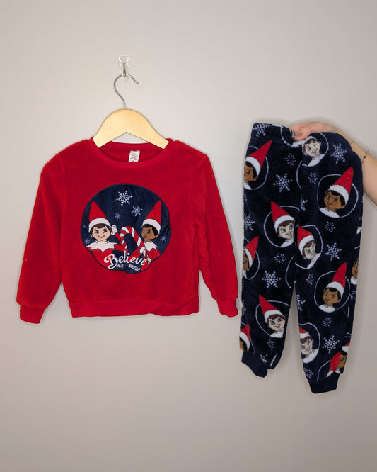 Elf on the Shelf Fleece Pyjama Set – 3T