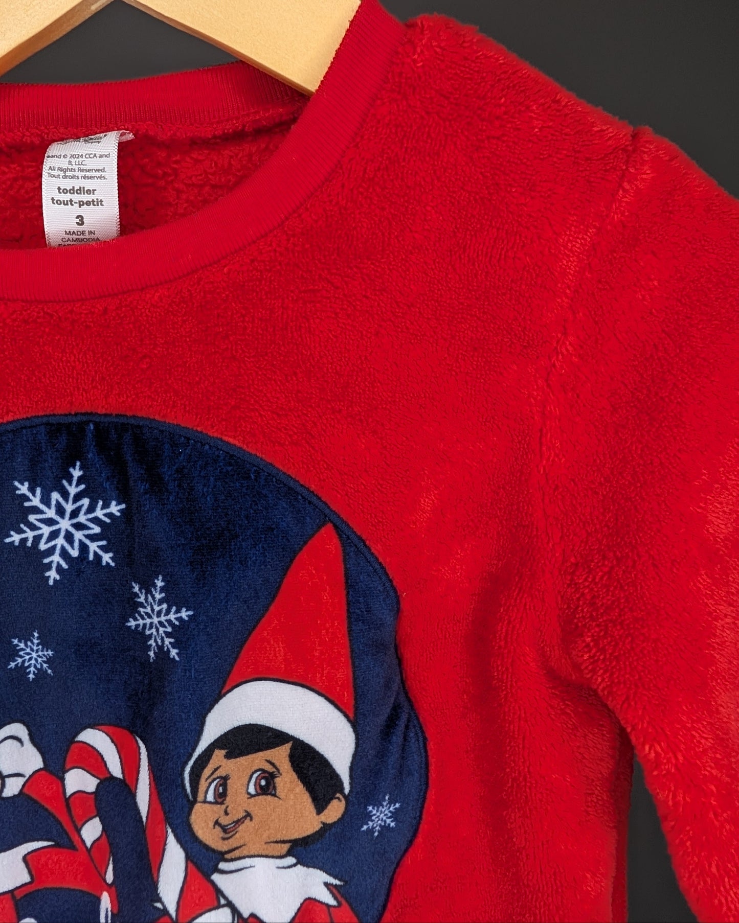 Elf on the Shelf Fleece Pyjama Set – 3T