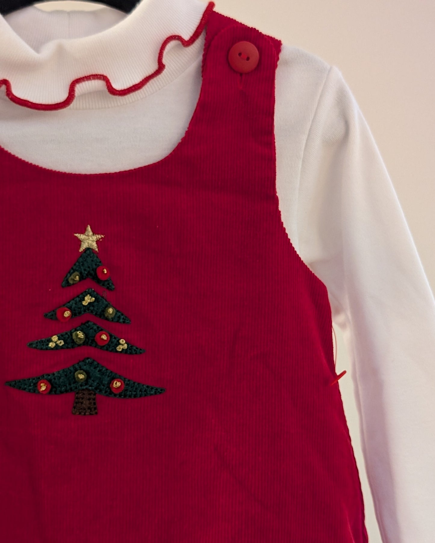 Vintage Good Lad Christmas Dress Set – 12M