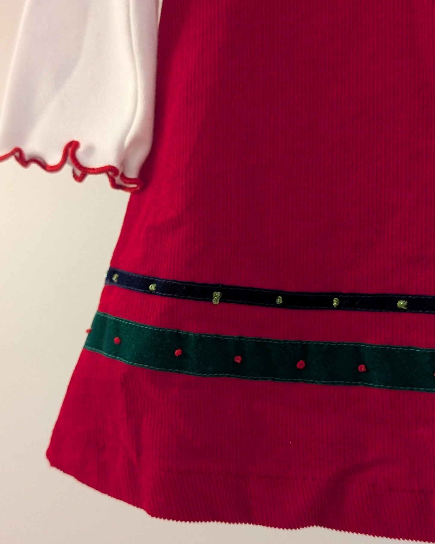Vintage Good Lad Christmas Dress Set – 12M
