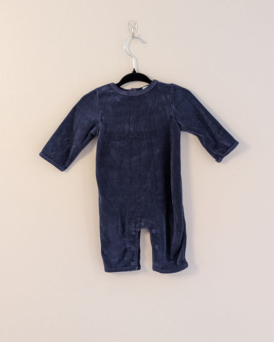Vintage Y2K Old Navy Velour Romper – 0–3M