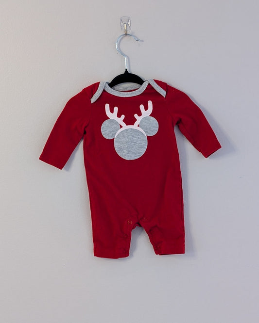 Disney Baby Mickey Reindeer One-Piece – Newborn
