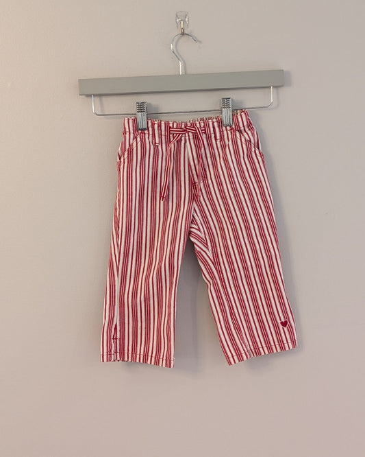 Gap Japan Red Pinstripe Pants – 18–24M