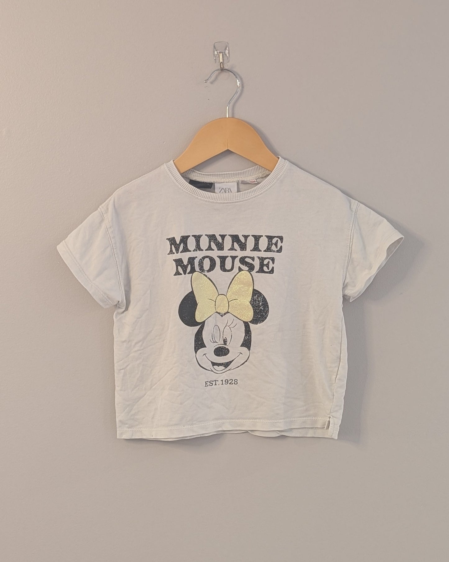 Zara x Disney Minnie Mouse T-Shirt – 3–4Y