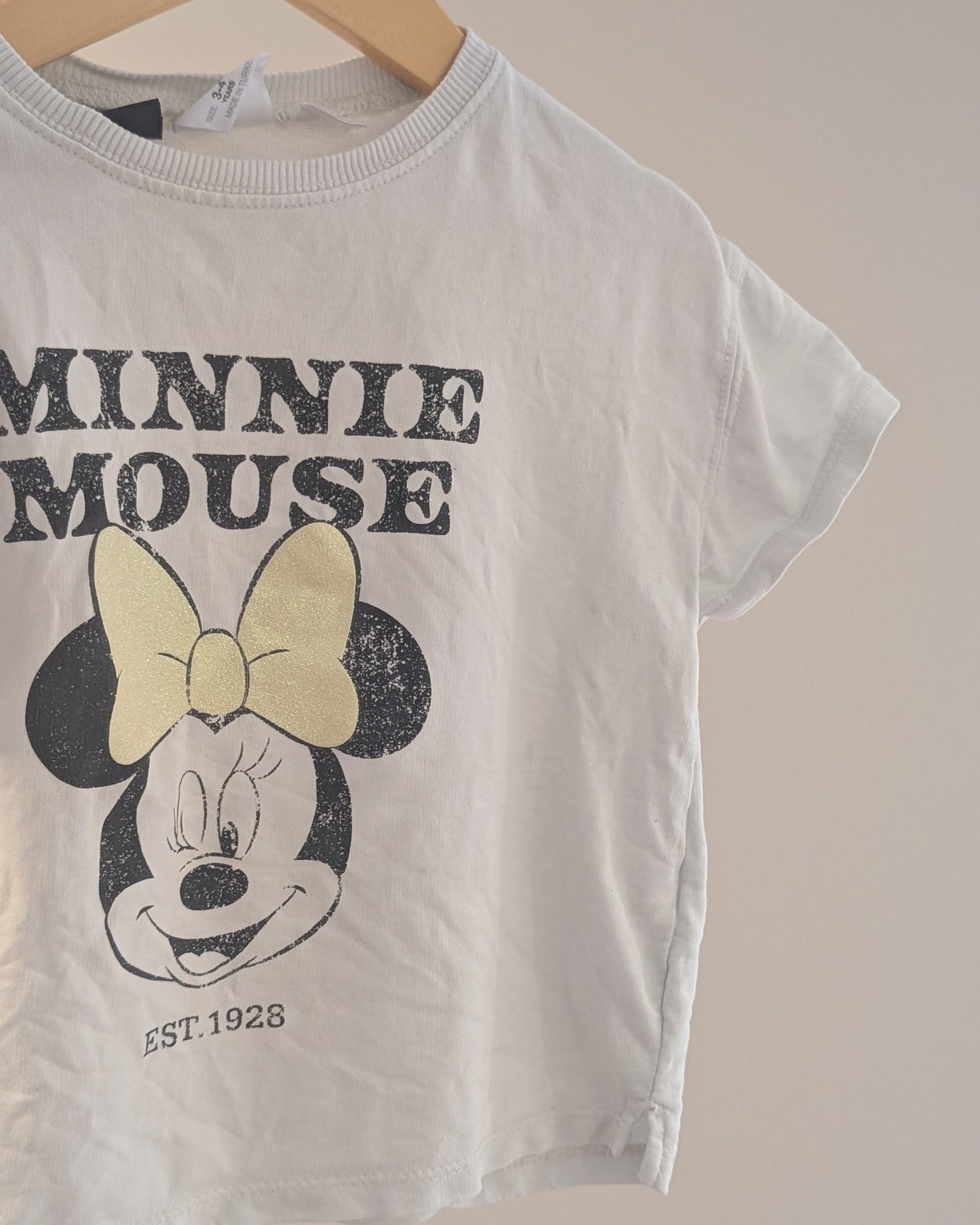 Zara x Disney Minnie Mouse T-Shirt – 3–4Y