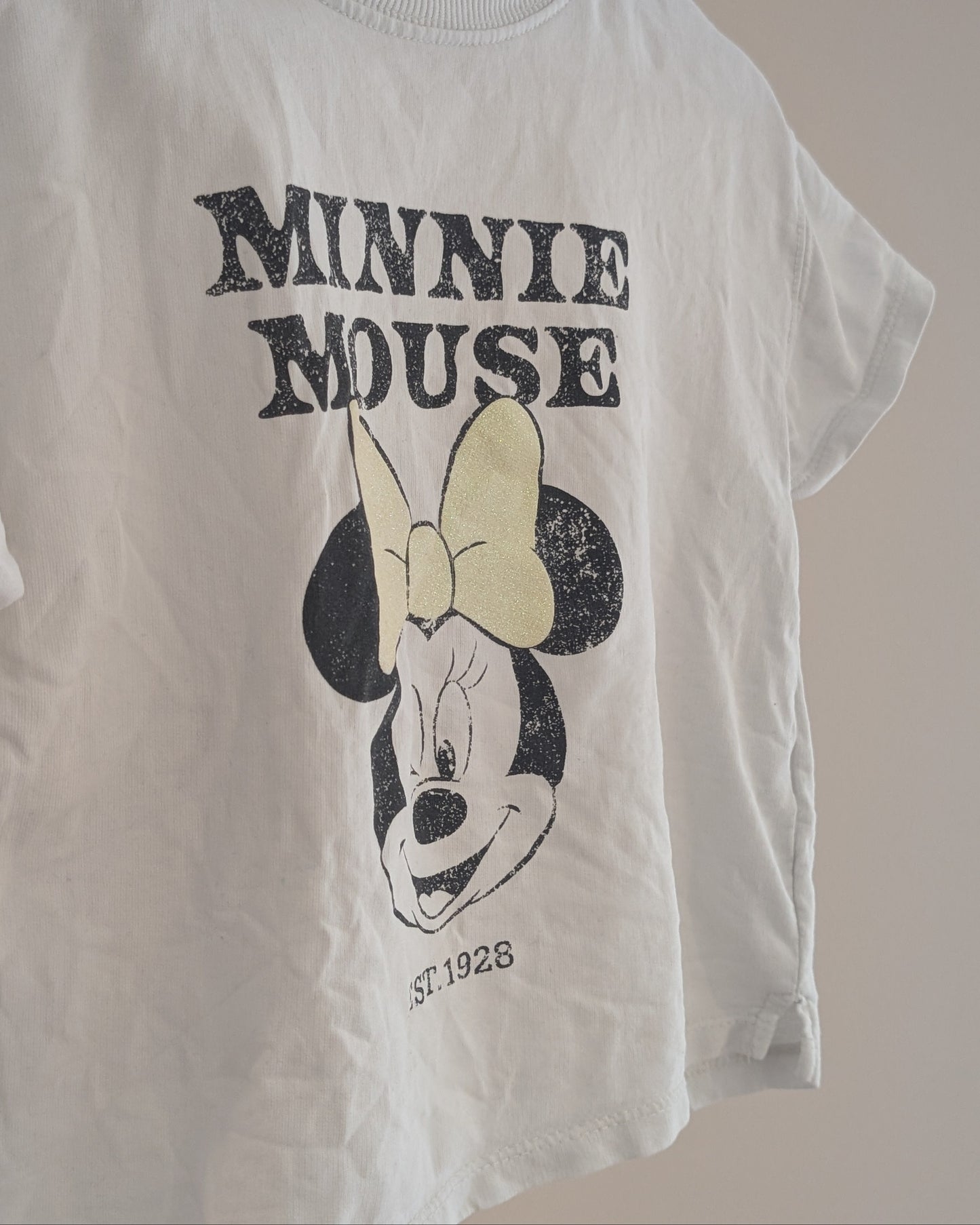 Zara x Disney Minnie Mouse T-Shirt – 3–4Y