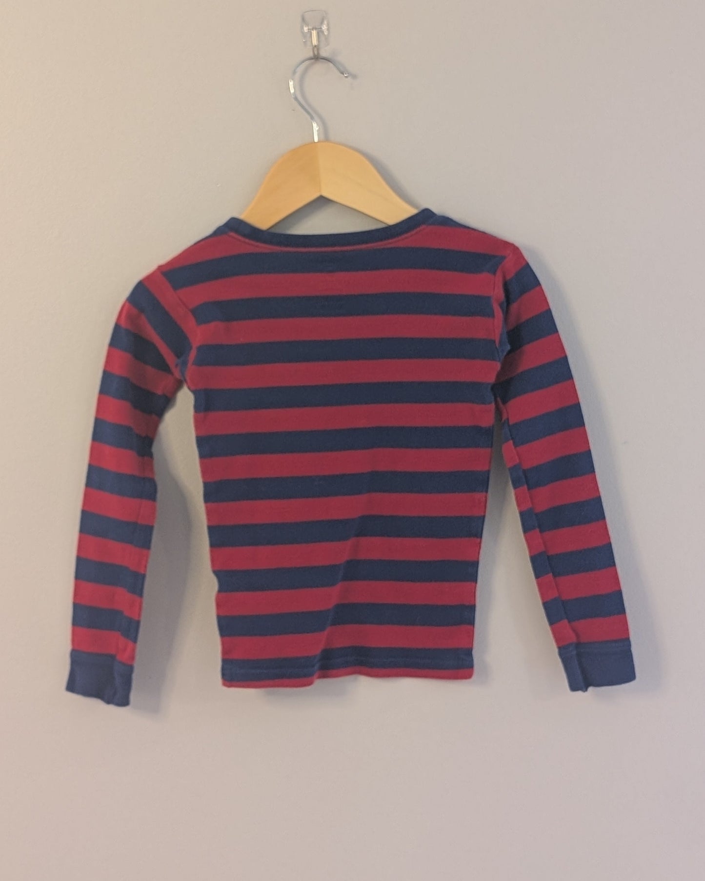 Petit Lem Striped 2-Piece Pajama Set – Size 5