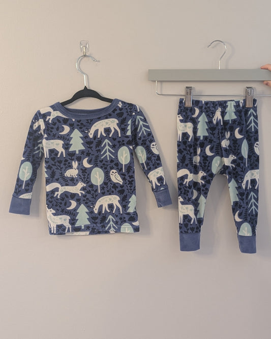 Cat & Jack Woodland Fleece Pajama Set – 12M