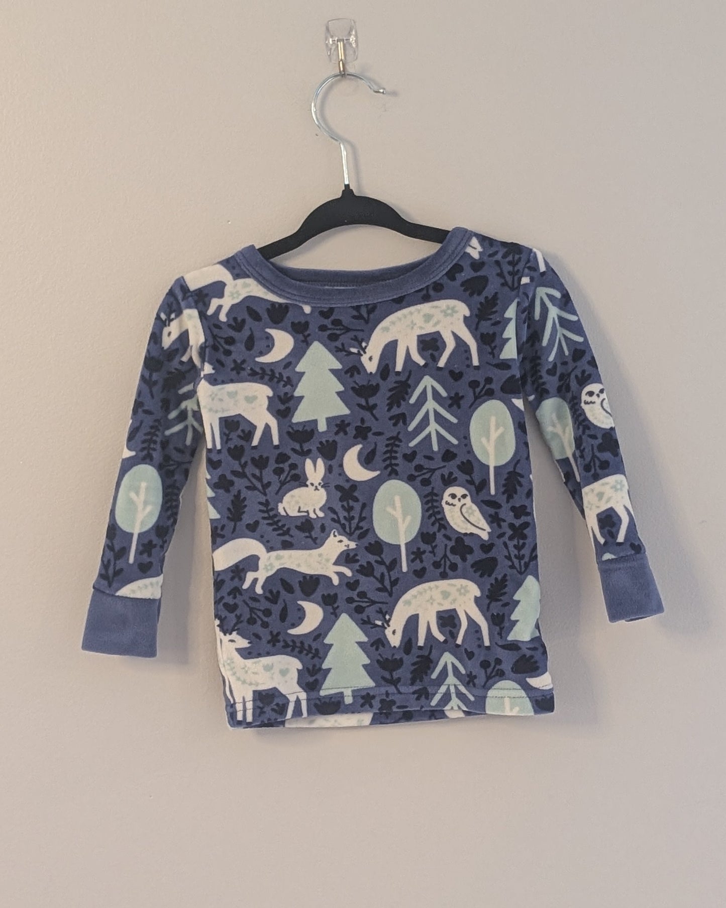 Cat & Jack Woodland Fleece Pajama Set – 12M