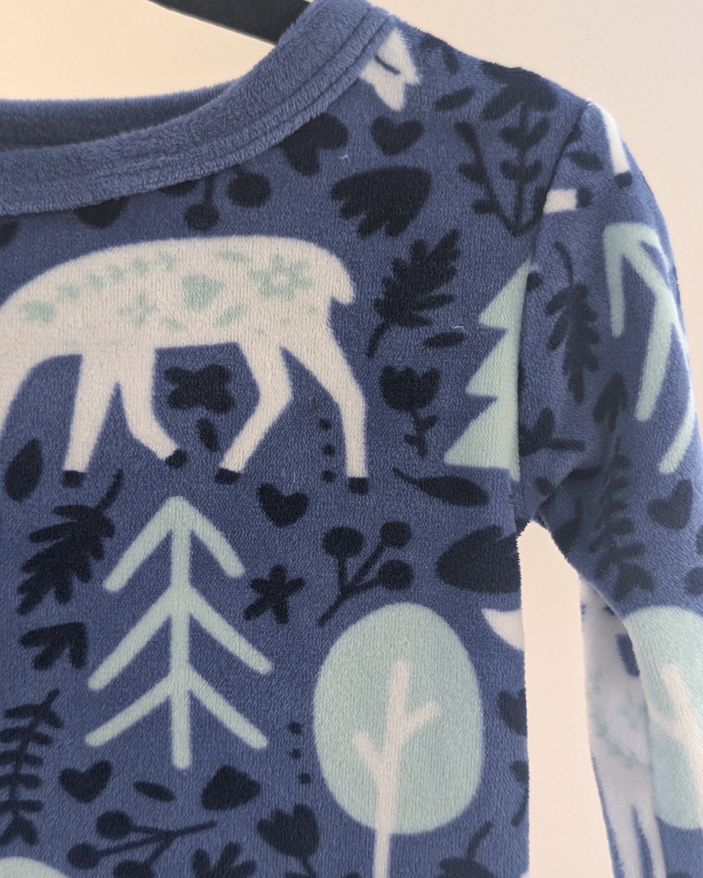 Cat & Jack Woodland Fleece Pajama Set – 12M