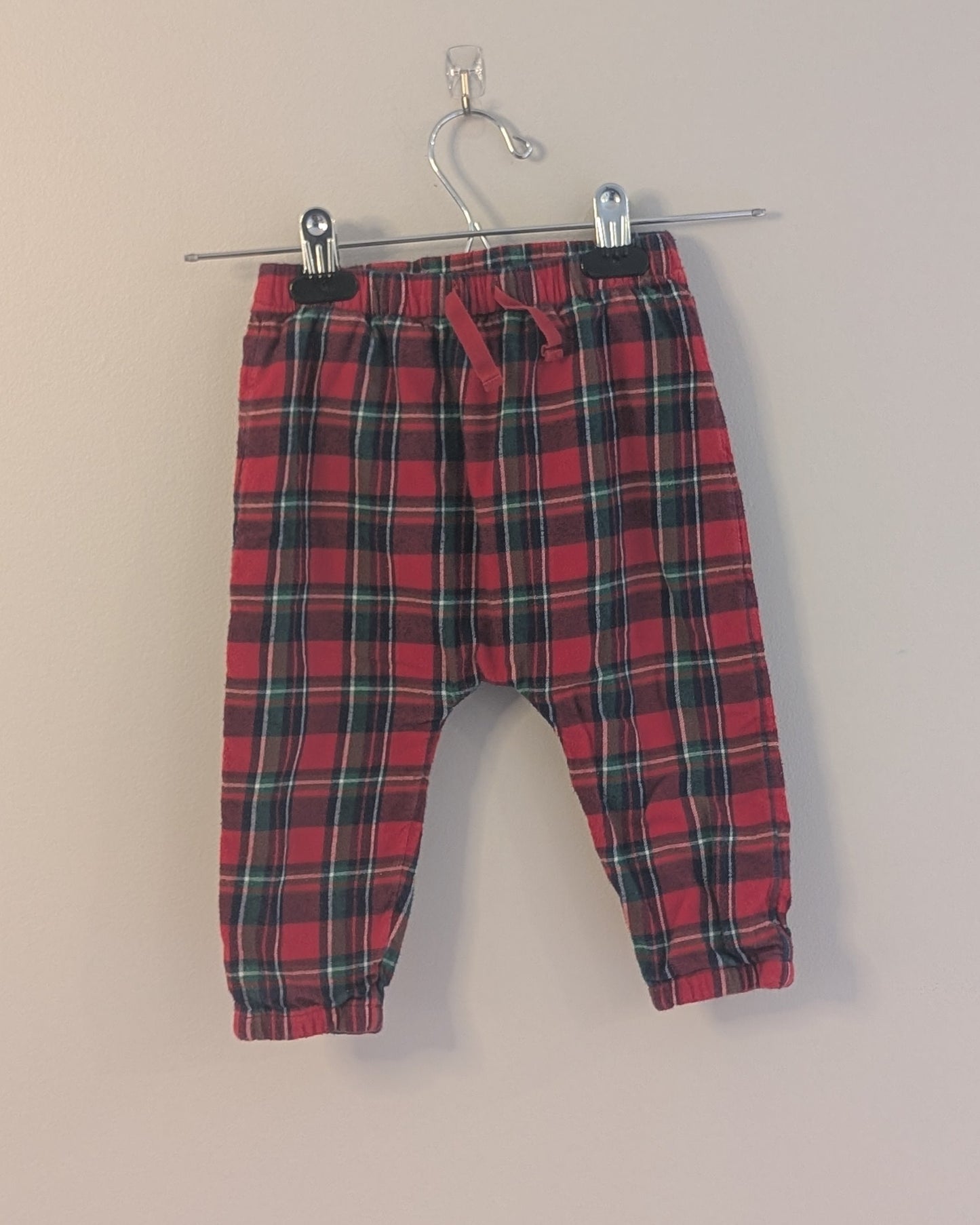 Next Baby Christmas Plaid Pants – 12–18M