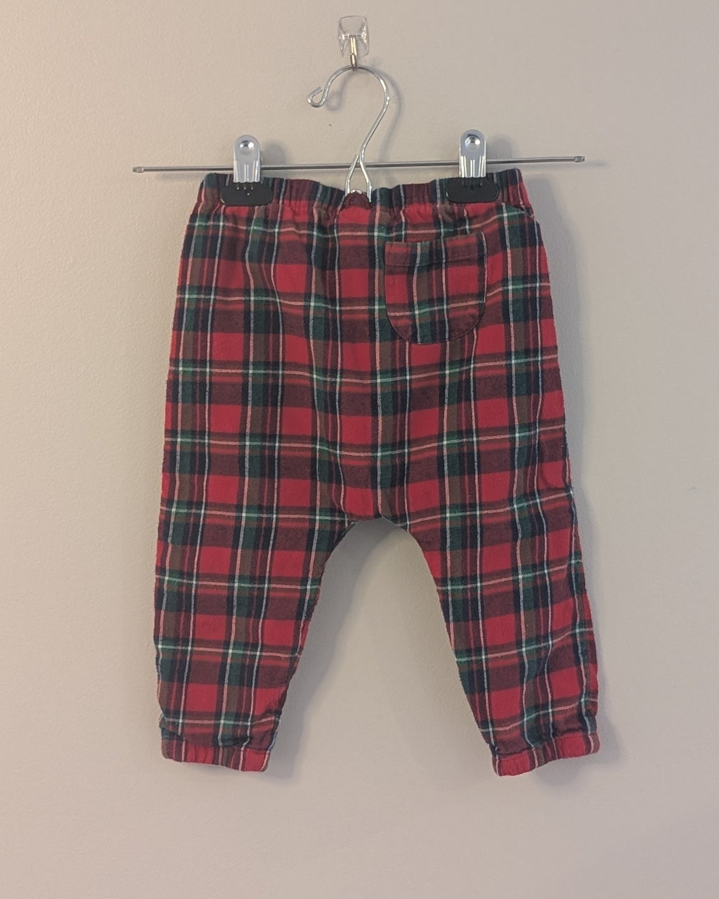 Next Baby Christmas Plaid Pants – 12–18M