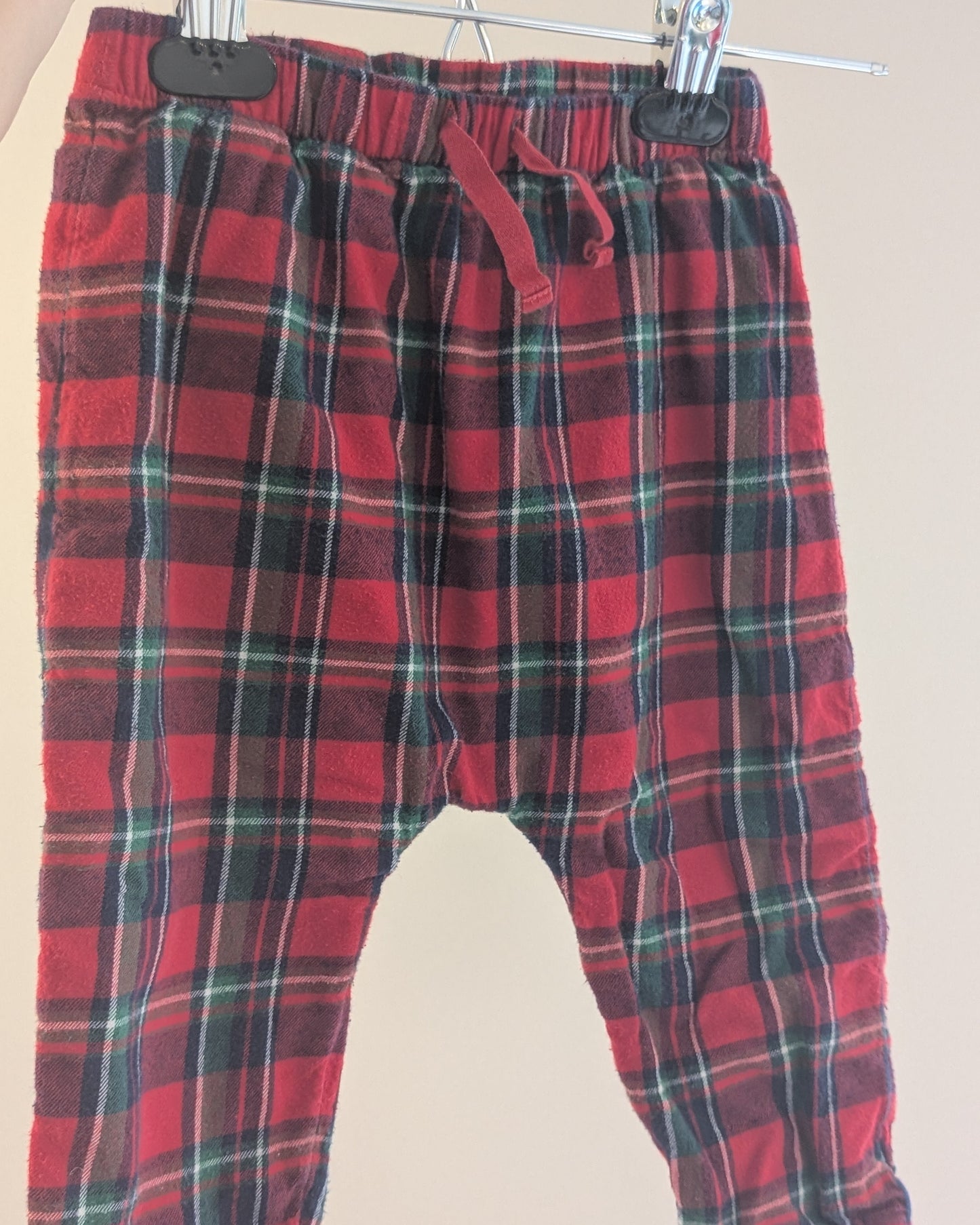 Next Baby Christmas Plaid Pants – 12–18M