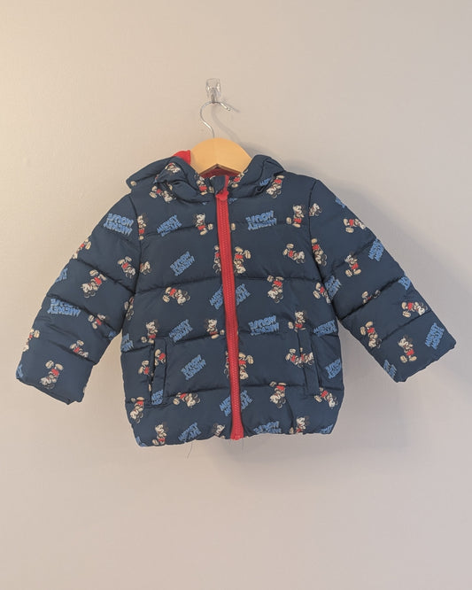 Disney Baby Mickey Mouse Puffer Coat – 18–24M