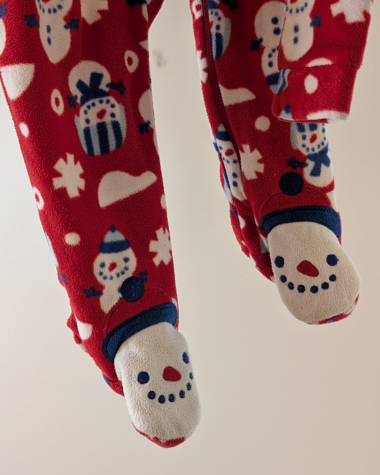 Joe Fresh Snowman Fleece Footed Sleeper – 12–18M