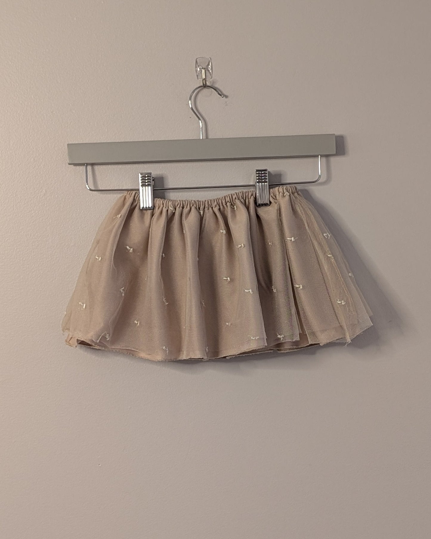 Zara Embroidered Tulle Skirt – 2–3Y