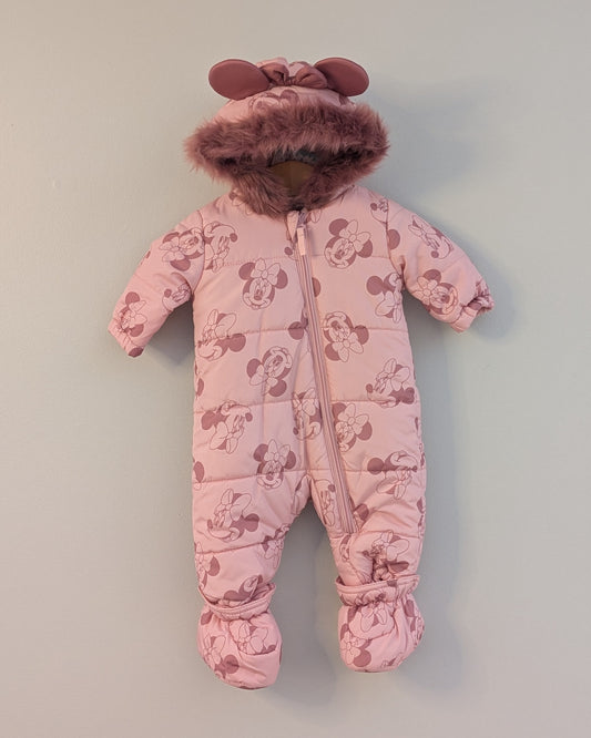 Disney Minnie Mouse Bunting Snowsuit – 0–3M (NWT)