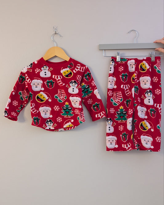 Children’s Place Holiday Fleece Pajama Set – 18-24M (FWP Eligible)