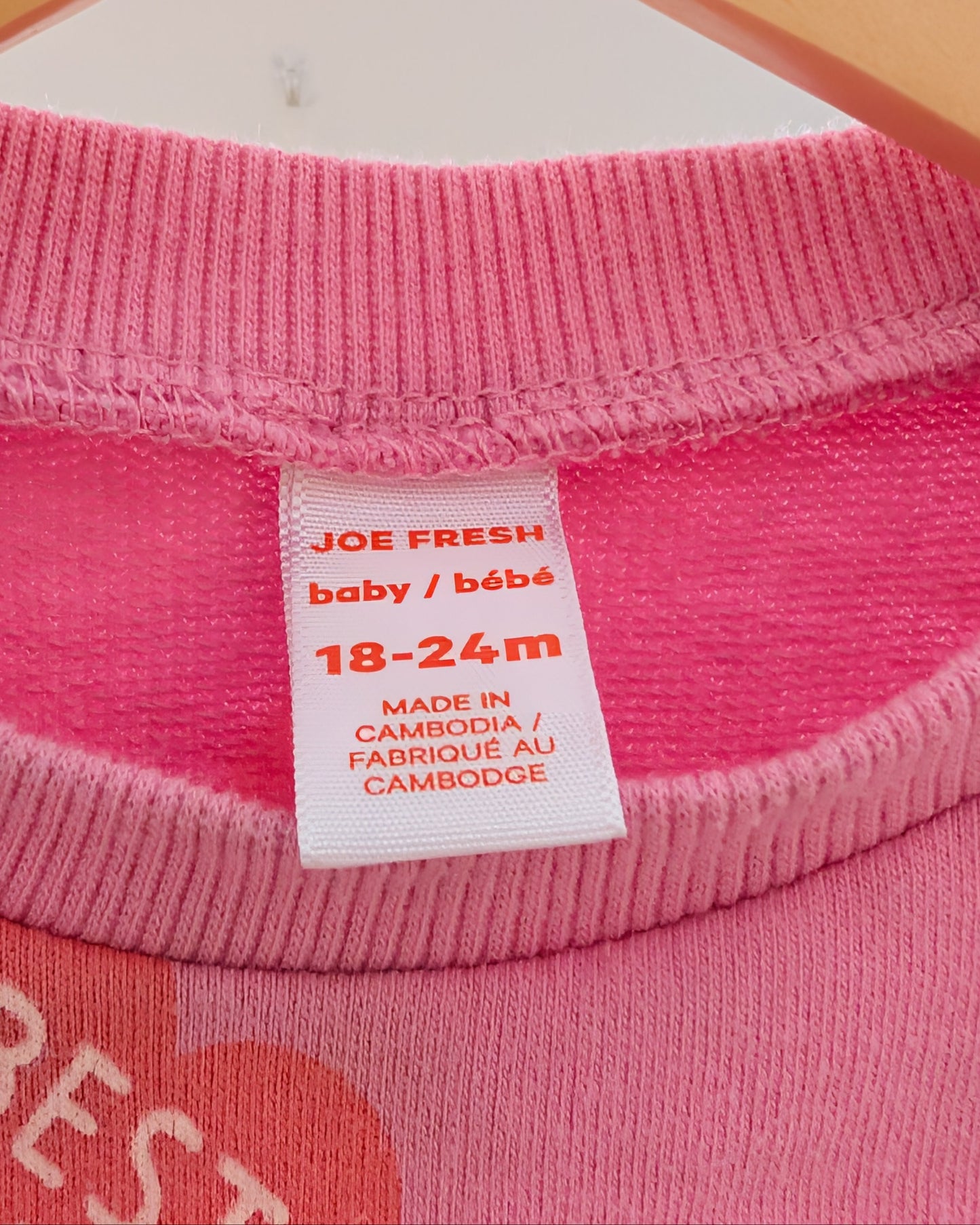 Joe Fresh Love Heart Crew Neck - 18-24M