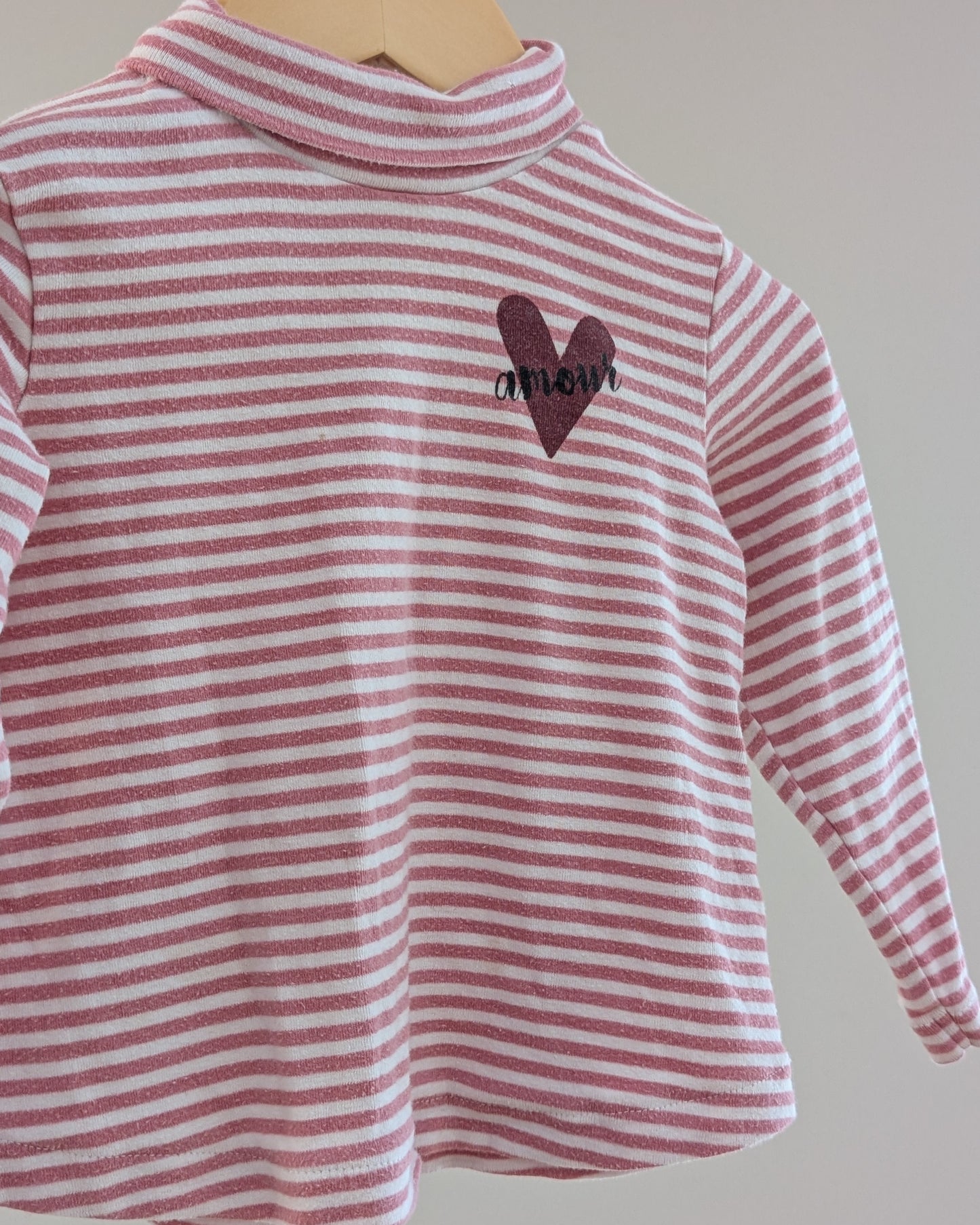 Zara Striped Turtleneck Top - 12-18M