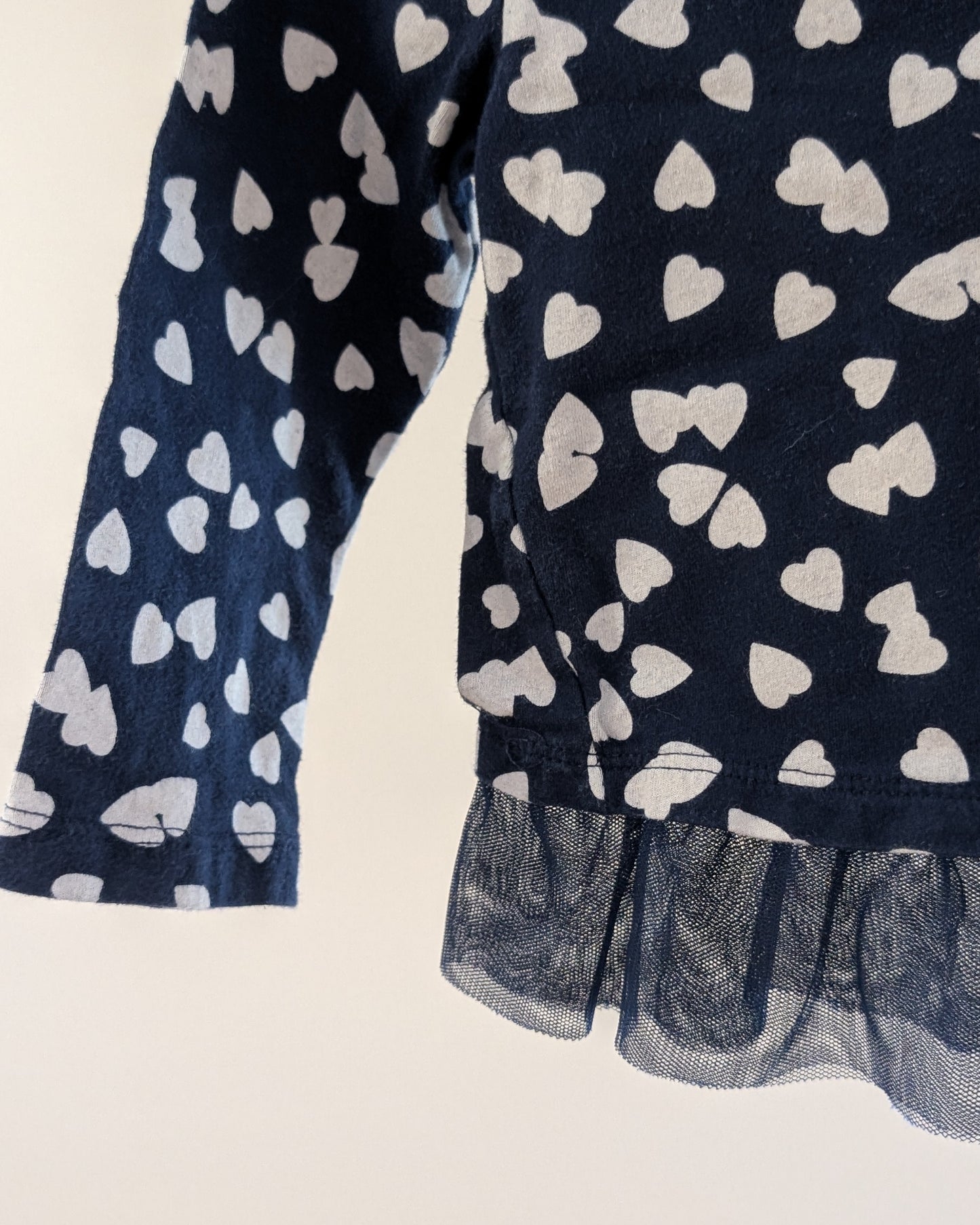 Gap Heart Print Navy Top & Leggings Set - 18-24M